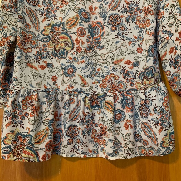 Zara Floral Tunic Blouse - Picture 8 of 8